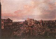 Dresden, the Ruins of the Pirnaische Vorstadt BELLOTTO, Bernardo